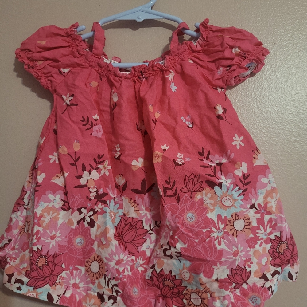 🌞 Penelope Mack Floral Pink Baby Top